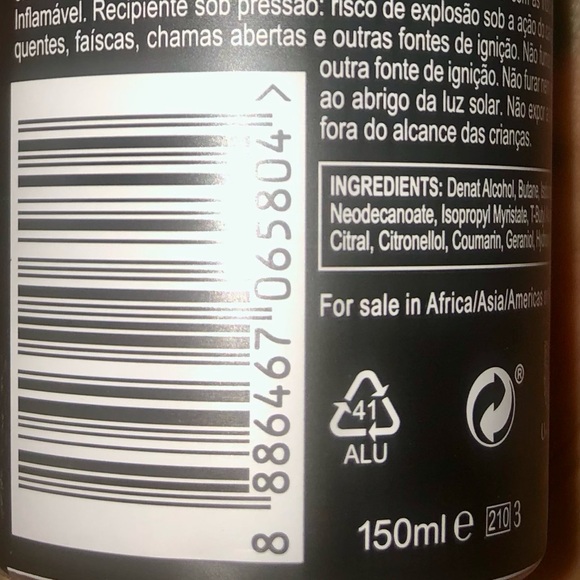 2x LYNX/AXE YOU Cool Vetiver & Amber Scent 48HR Non-Stop Fresh Deo Spray 4oz ea - Picture 3 of 3